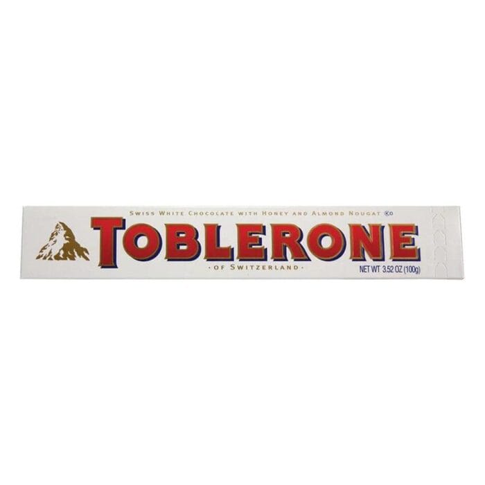 Toblerone White Chocolate 3.52oz.
