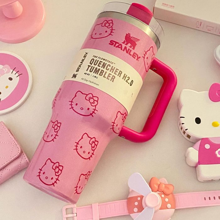40oz Hello Kitty Stainless Steel Vacuum Insulated Tumbler 🚢Free Shipping🚢